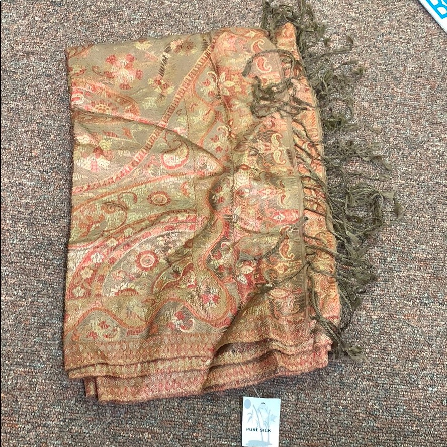 Pure Silk Scarf Nwt